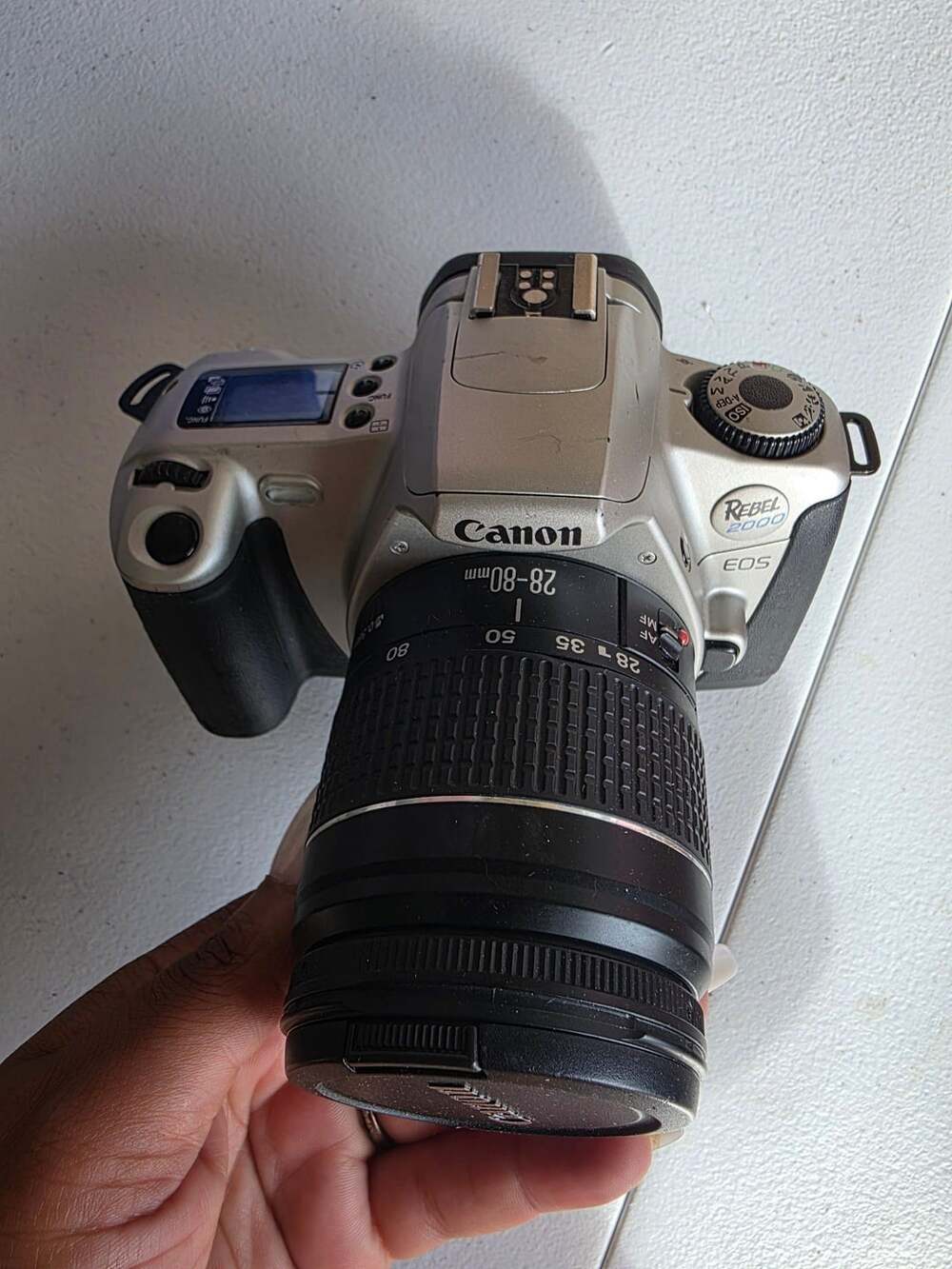 Canon EOS Rebel 2000 35mm film camera with lens-Part only